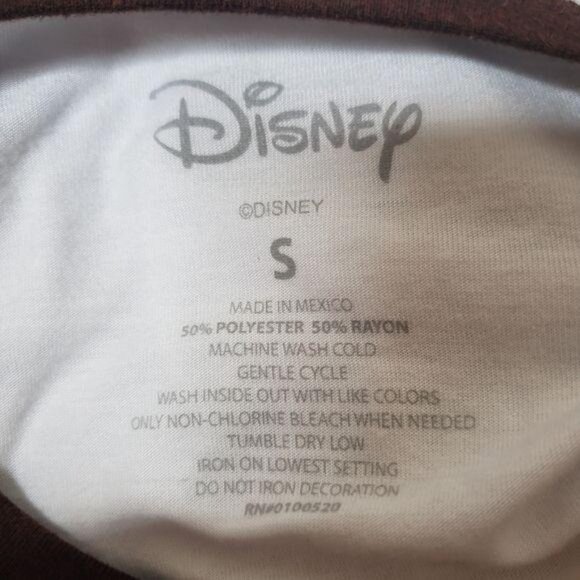 Disney "Stay Weird" Lelo and Stitch Graphic Tee size S navy trim white tee shirt - Picture 3 of 6